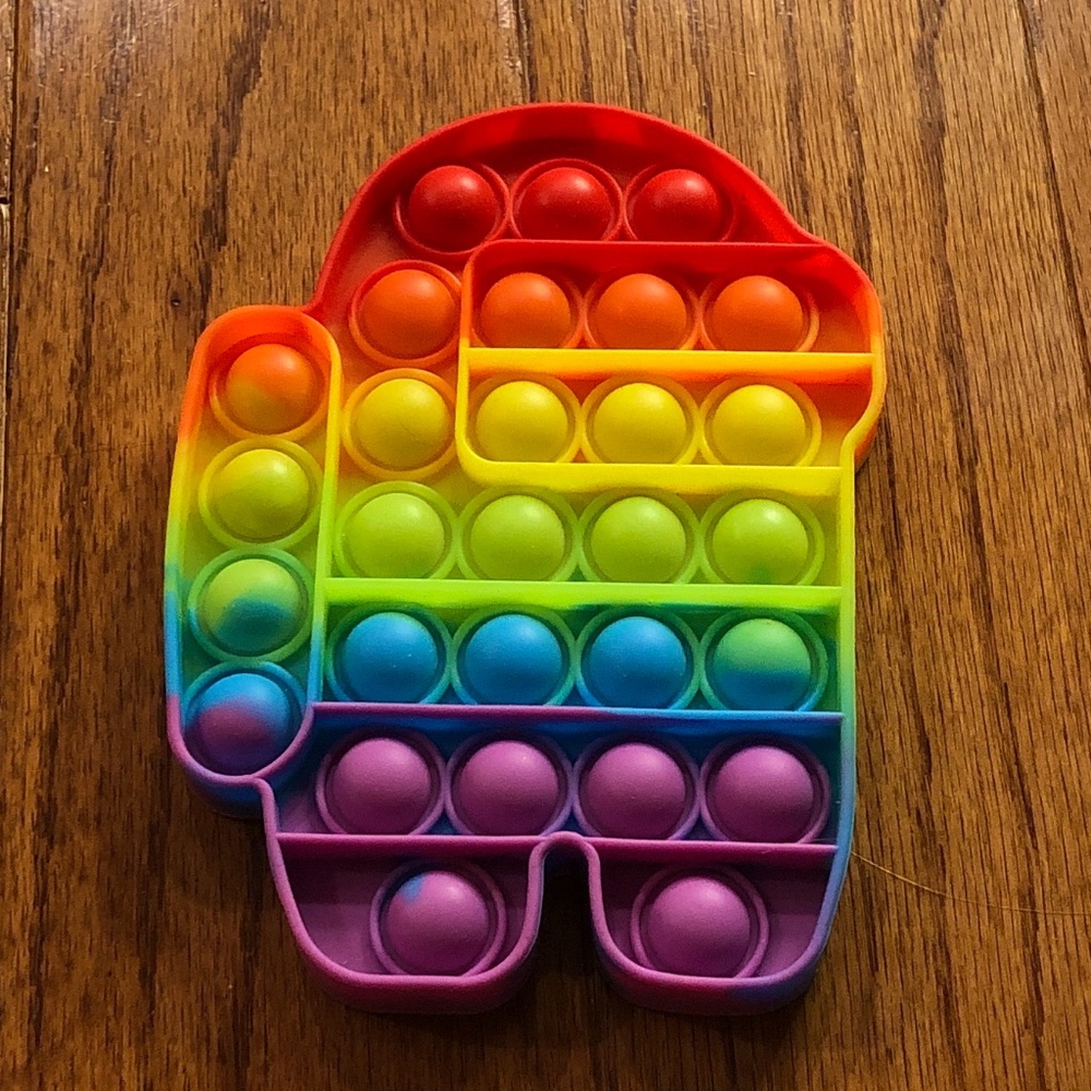 Rainbow among us popit